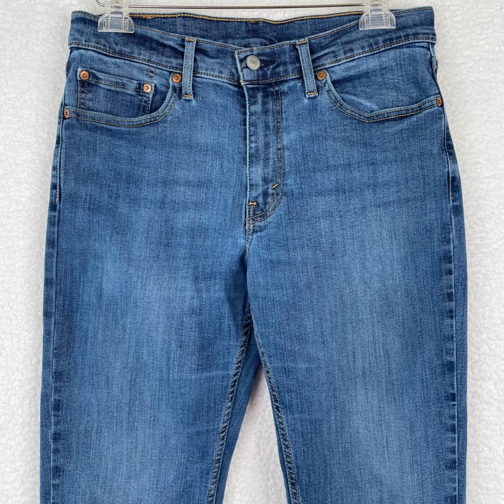 Levis 511 Slim Fit Jeans Mens 32x34 Medium Blue‎ Stretch WaterLess 04511-2595